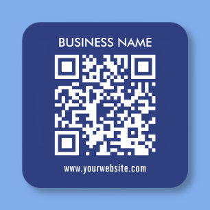 Adesivo Quadrado Crie um código QR instantaneamente Design simples