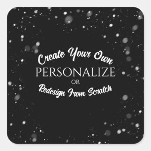 Adesivo Quadrado Crie um Personalizado Personalizado
