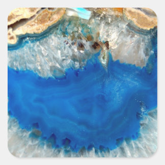 Adesivo Quadrado cristal azul