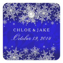 Cristal Azul Pérola Floco de Neve Casamento Prata