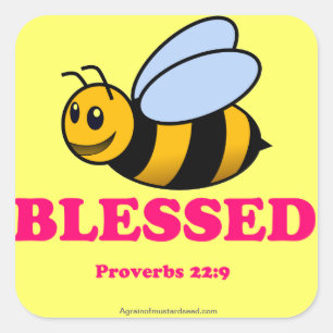 Adesivo Quadrado Cristão do divertimento