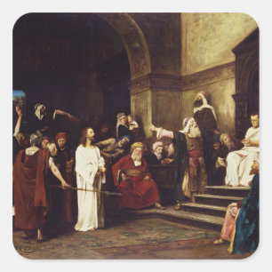 Adesivo Quadrado Cristo antes de pilotar