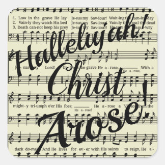 Adesivo Quadrado Cristo Arose