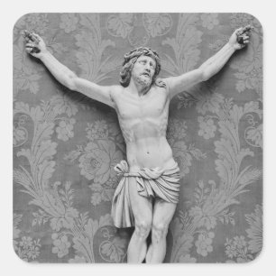 Adesivo Quadrado Cristo Crucified, por Michelangelo Buonarroti
