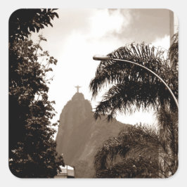 Adesivo Quadrado Cristo da Rua