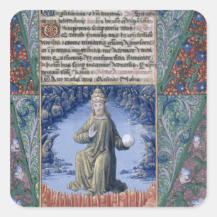 Adesivo Quadrado Cristo em Majestade