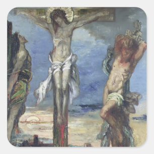 Adesivo Quadrado Cristo entre os dois ladrões, c.1870