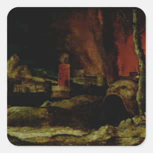 Adesivo Quadrado Cristo no Limbo 2