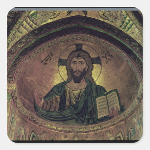 Adesivo Quadrado Cristo Pantocrat no apse