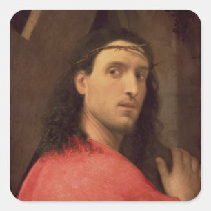 Adesivo Quadrado Cristo que leva a cruz, c.1515