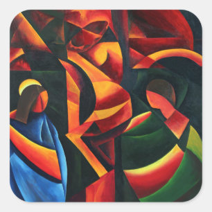 Adesivo Quadrado Cristo - última respiração 2008