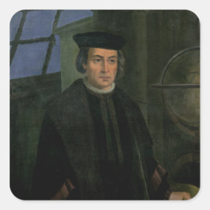 Adesivo Quadrado Cristóvão Colombo