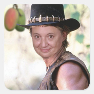 Adesivo Quadrado Crocodilo Kate Sticker