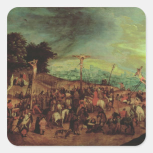 Adesivo Quadrado Crucificação