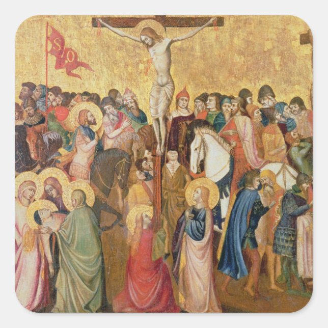 Adesivo Quadrado Crucificação (Frente)