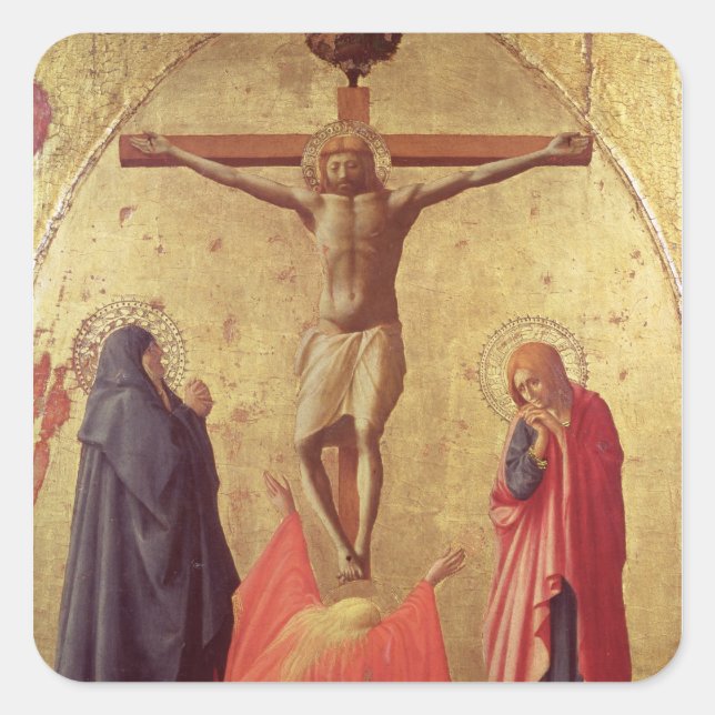 Adesivo Quadrado Crucificação, 1426 (Frente)