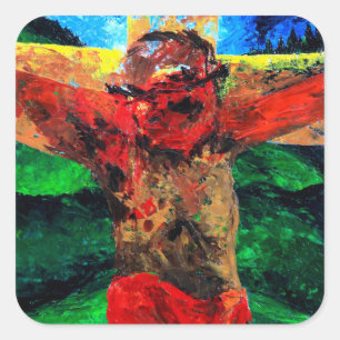 Adesivo Quadrado Crucificação - está concluída em 2009