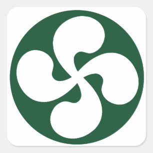 Adesivo Quadrado Cruz Basca extrudé