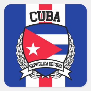 Adesivo Quadrado Cuba