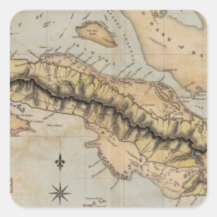 Adesivo Quadrado Cuba