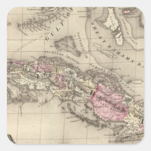Adesivo Quadrado Cuba