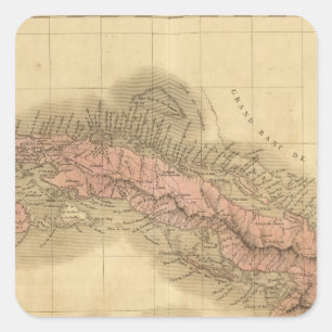 Adesivo Quadrado Cuba 2