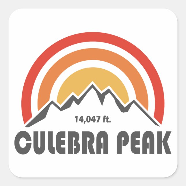 Adesivo Quadrado Culebra Peak (Frente)