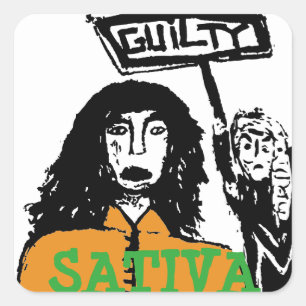 ADESIVO QUADRADO CULPADA SATIVA