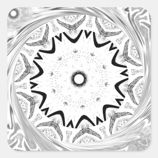 Adesivo Quadrado Cultura Africana vibrante: Uma fusão rosa e ciano (Frente)