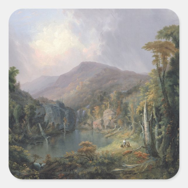 Adesivo Quadrado Cumberland Mountain Hunters - Samuel M. Lee (Frente)