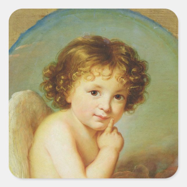 Adesivo Quadrado Cupido (Frente)