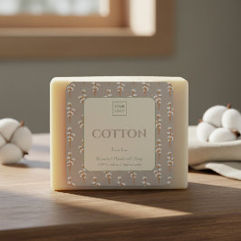 Adesivo Quadrado Custom Business Sticker for Cotton Handmade Soap