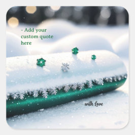 Adesivo Quadrado Custom Christmas