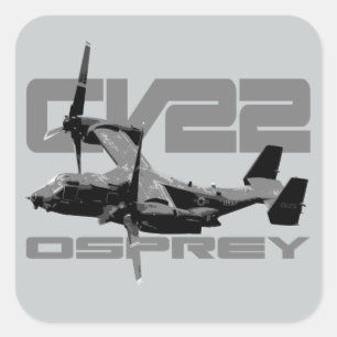 Adesivo Quadrado CV-22 Autocolantes quadrados OSPREY