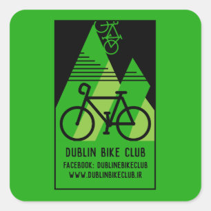 Adesivo Quadrado Cycling Ireland