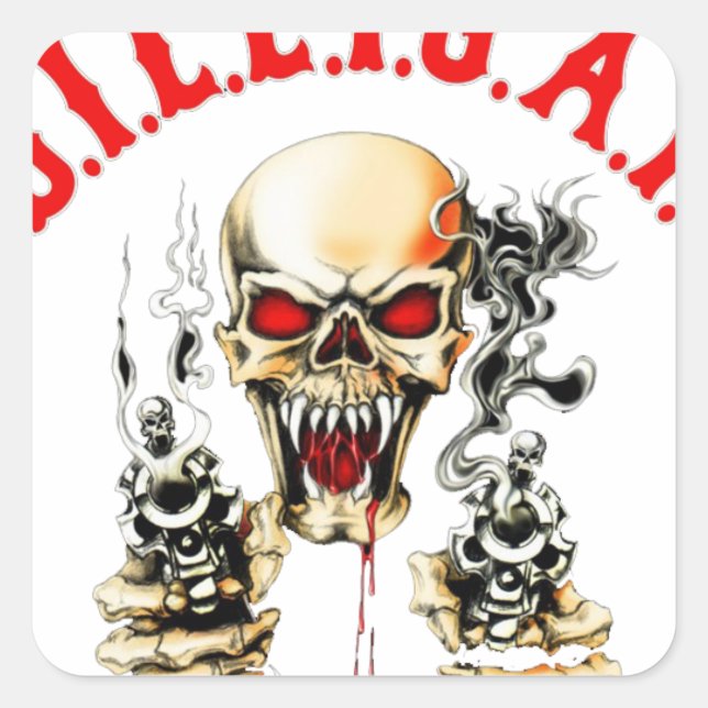 ADESIVO QUADRADO D.I.L.I.G.A.F. (Frente)