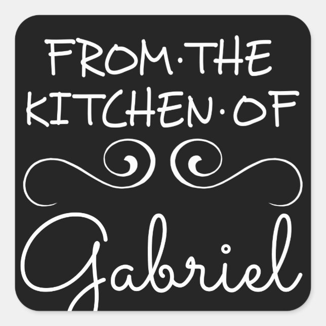 Adesivo Quadrado Da Cozinha De (Frente)