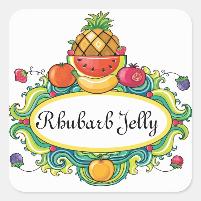 Adesivo Quadrado Da cozinha - SRF (Frente)