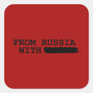 Adesivo Quadrado da rússia com..
