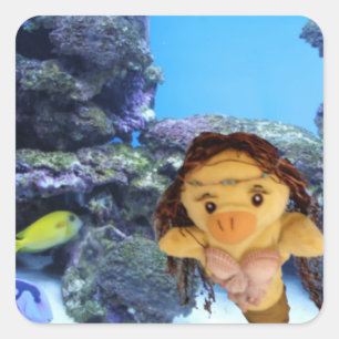 Adesivo Quadrado da Sereia Danni