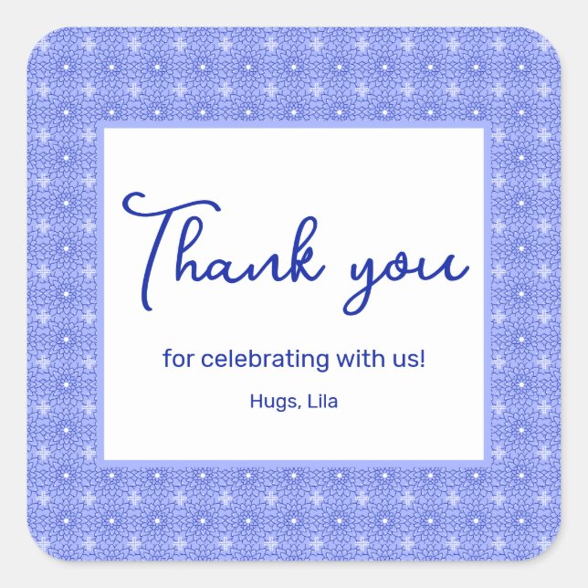 Adesivo Quadrado Dahlia Flowers Personalizados Stickers (Frente)