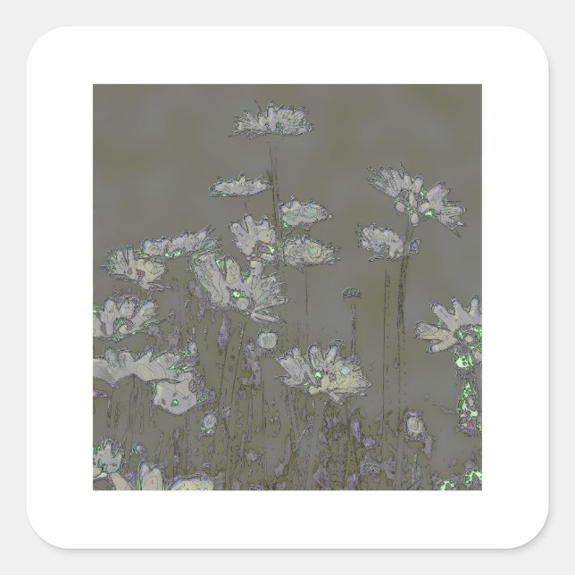 ADESIVO QUADRADO DAISES (Frente)