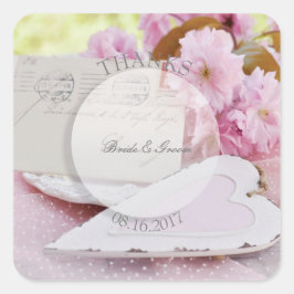 Adesivo Quadrado Daisies in Love- Editable Wedding Buquê