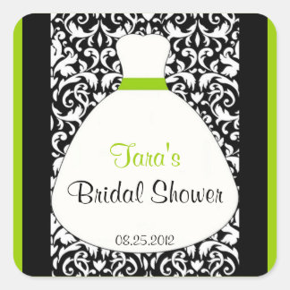 Adesivo Quadrado Damask Bridal Sticker