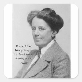 Adesivo Quadrado Dame Ethel Mary Smyth, 1922