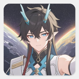 Adesivo Quadrado Dan Heng HSR