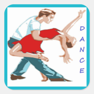 ADESIVO QUADRADO DANÇA