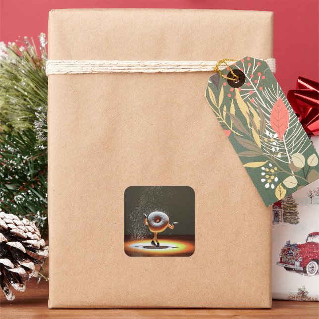 Adesivo Quadrado Dança De Nozes No Palco (Criador carregado)