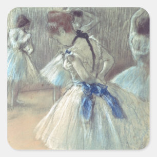 Adesivo Quadrado Dançarino de Edgar Degas  