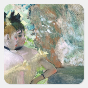 Adesivo Quadrado Dançarinos de Edgar Degas   nas asas